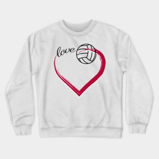 Love Volleyball Gifts Crewneck Sweatshirt